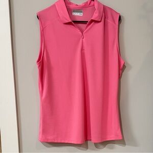 PGA Tour Women's Vibrant Pink Sleeveless Tank Top